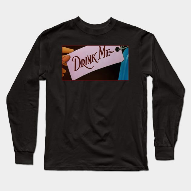 Drink me Long Sleeve T-Shirt by pocketlama